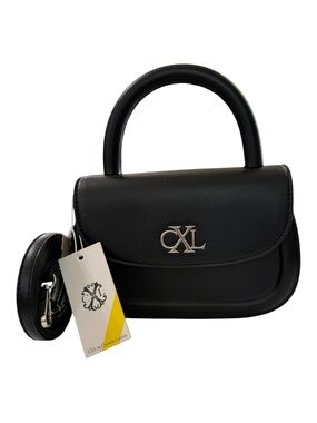 Christian Lacroix Char Top Handle Crossbody Bag Black NWT